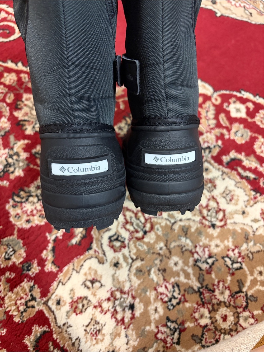 Columbia Black Kids Waterproof Snow Boots with Drawcord - Picture 5 of 5